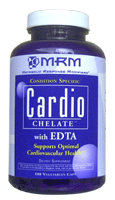 Metabolic Responce Modifiers Cardio Chelate is an affordable, natural way to reduce dangerous levels of metal in the blood and cleanse arteries. Improving Cardiovascular Health..