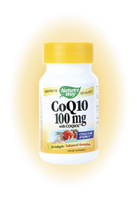 Nature's Way CoQ10, with enhanced absorption and bioavailability, is a powerful antioxidant neccessary for normal heart function and cellular energy production.