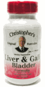 Dr Christophers Liver & Gall Bladder Formula for a safe, natural and herbal supplement to help cleanse the liver and gall bladder.