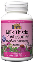 Natural Factors Milk Thistle Phytosome may protect the cells of the liver by blocking the entrance of harmful toxins and helping remove these toxins from the liver cells, and also may regenerate injured liver cells..