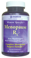 Metabolic Response Modifiers' Menopause Rx is a montage of mood enhancers and energizers..