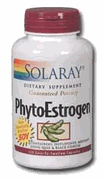Solaray Phytoestrogen contains a special blend of soy extract, MexiYam (Mexican yam root), Dong Quai root, and Black Cohosh root. Soybeans are rich in naturally-occurring phytoestrogens, or plant estrogenic hormones called isoflavones..