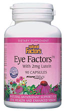 Natural Factors Eye Factors with Lutein (90 Caps) is a specially designed product with support of the eye mind..