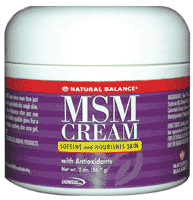 Natural Balance MSM Cream helps restore and rejuvenate dry, rough skin..