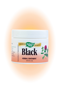 Black Ointment supports healthy skin. It moisturizes and soothes. It also helps relieve skin irritations. Enjoy the natural healing power of Nature's Way Black Ointment..