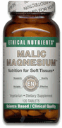 Ethical Nutrients Malic Magnesium (120 tabs) is a highly absorbent, chelated magnesium supplement, which provides your body with plenty of this essential nutrient.