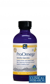 Nordic Naturals ProOmega Liquid is a highly concentrated, pharmaceutical grade fish oil supplement rich in DHA and EPA, both beneficial to a healthy brain and heart..