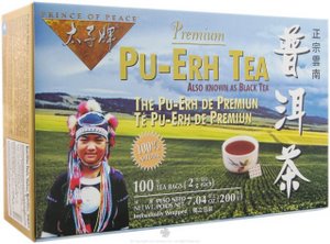 Prince of Peace Pu-Erh Tea (also known as Black Tea)  is harvested and processed with a full oxidation process that causes the tea leaves to turn black. This process gives black tea its special flavor and aroma. Pu-Erh Tea is full of powerful antioxidants that enhance overall health and wellness..