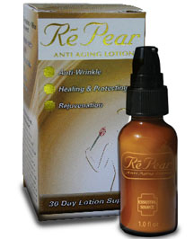 RePEAR Anti Aging Lotion is formulated with three unique blends of specific natural and organic ingredients to keep the skin looking young and vibrant! An excellent blend of organic oils and extracts reduce fine lines and wrinkles. You can see the difference in just one application..