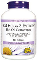 RxOmega-3 Factors contains high levels of omega-3 and omega-6 fatty acids, which are used by the body to maintain cardiovascular health, improve brain function, and reduce joint pain..