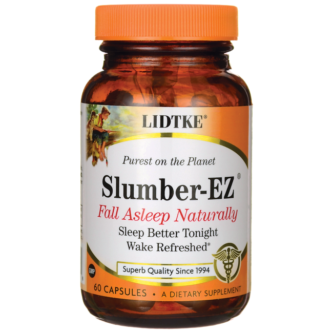 Slumber-EZ from LIDTKE allows you to fall asleep naturally, stay asleep, and wake with ease and restoration..