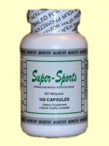Montiff Super-Sports capsules offer amino acids and other important nutrients to help build strong muscles while enhancing overall athletic performance..