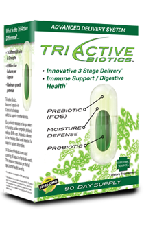 Are you looking for an effective probiotic? TriActive bypasses stomach acids and bile with it's 3 Stage Pre and Probiotic Delivery System essential when taking a probiotic..