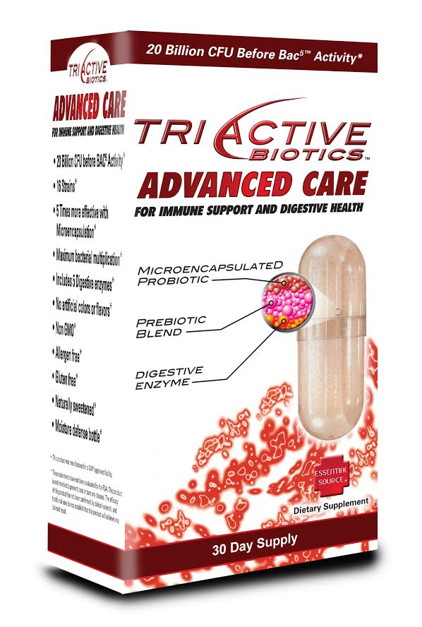 TriActive Advanced probiotic may be extremely beneficial for people before and after a course of antibiotics. Microencapsulated for superior absorption with the additon of 5 digestive enzymes. This combination is a perfect choice for immune support and optimal digestive health..