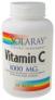 Solaray Vitamin C provides antioxidant activity and support for maintaining health blood vessels, building strong bones and muscles, and strengthening the immune system..