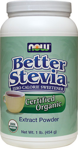 NOW is one of the industrys most trusted providers of Stevia products. Each one pound bag provides 10,088 serving per container. A healthy alternative to granulated sugar..